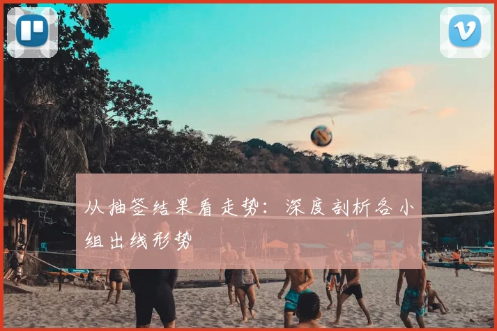 从抽签结果看走势：深度剖析各小组出线形势
