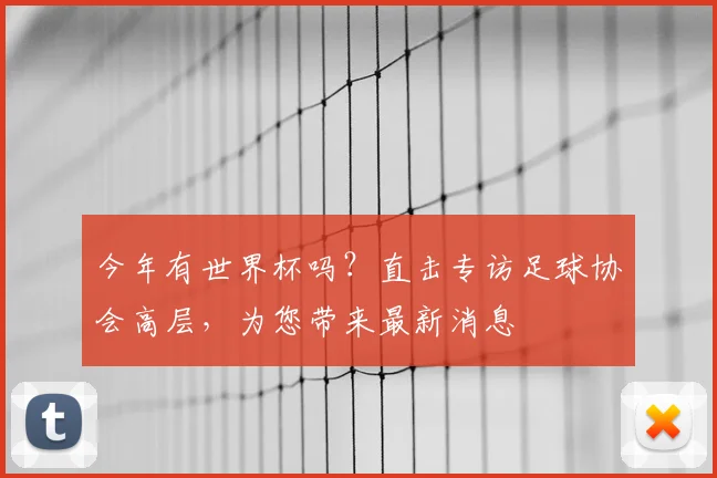 今年有世界杯吗？直击专访足球协会高层，为您带来最新消息
